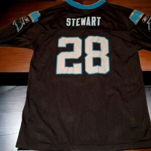 NFL Panthers Stewart #28 Jersey